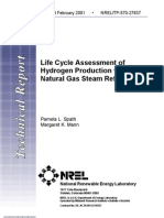 Life Cycle Assessment of Hydrogen Production Via Natural Gas Steam Reforming