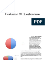 Evaluation of Questionare CD DigiPak
