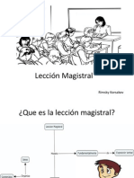 Lección Magistral