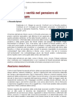 Spinaci Rossella - Realismo e Verità Nel Pensiero Di Hilary Putnam