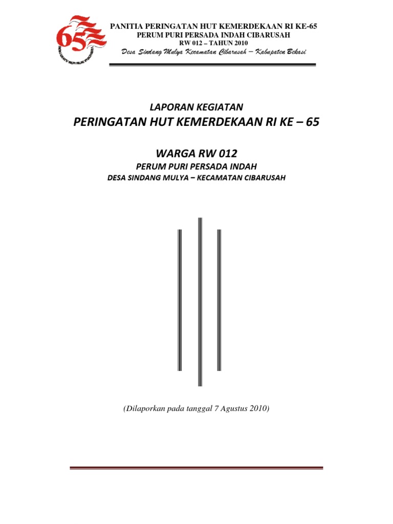 Contoh Proposal Kegiatan 17 Agustus Karang Taruna - Aneka Macam Contoh