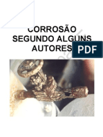 CORROSÃO SEGUNDO ALGUNS AUTORES