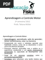 Aprendizagem e Controle Motor
