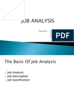 Final Job Analysis