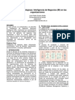 Tendencias Tecnológicas: Inteligencia de Negocios (BI) en Las Organizaciones