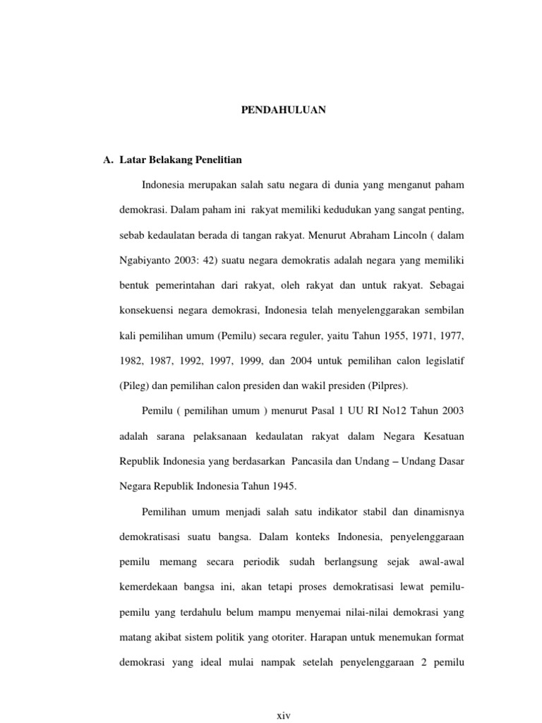Proposal Skripsi Ilmu Pemerintahan