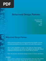 Behavioral Design Patterns