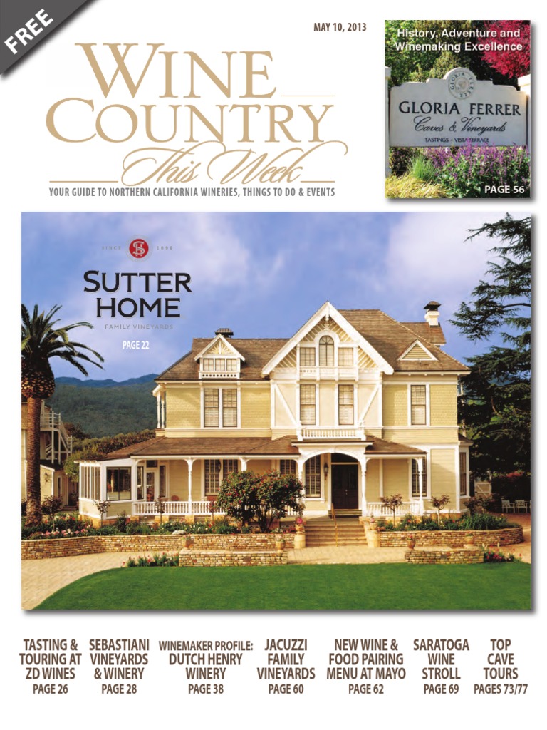 Nor Cal Edition - May 10, 2013 | PDF | Napa Valley Ava | Wine Country  (California)