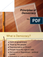 Principles of Democracy: Ms. Nestico Unit 1