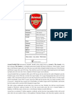 Arsenal F.C.: Full Name Nickname(s) Founded Ground