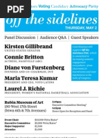 Off the Sidelines Invitation