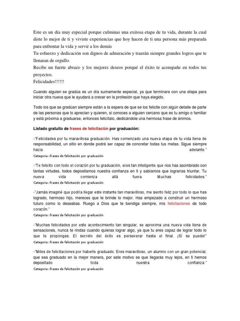 Frases de Graduacion | PDF | Ocio, image size:768x1024