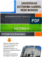 Posmodernismo en Bolivia