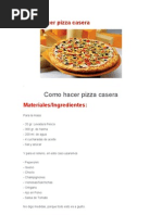 Como hacer pizza casera.doc