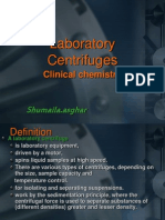 Laboratory Centrifuges: Clinical Chemistry