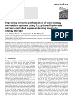 Improving Dynamic Performance of Wind Energy Conversion Systems Using Fuzzy-Based Hysteresis Current-Controlled Superconducting Magnetic Energy Storage