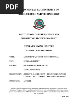 Website Design Proposal