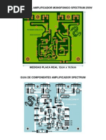 Amplificador Monofonico Spectrum 250W
