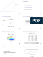 L1 Static Optimization Unconstrained