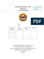 Format Laporan Praktikum Basis Data