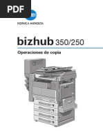 Bizhub 350 250 Manual Usuario