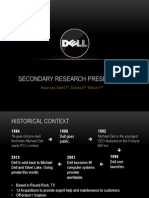 Dell Secondary Research Presentation