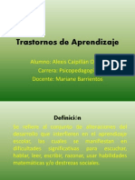 Trastornos de Aprendizaje