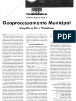 AM010. 1996 Geoprocessamento Municipal - Simplificar para Viabilizar