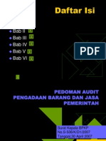 Pedoman Audit PBJ