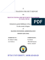 A Summer Training Project Report On: Iftm University, Moradabad