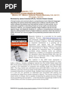 Download Narcotrafico el gran desafo de Caldern Book Review by James Creechan SN13882869 doc pdf