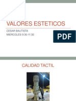 Valores Esteticos