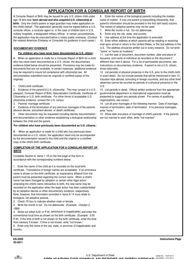 FS-240 Document Application Guide | PDF | United States Nationality Law ...