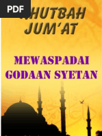 Khutbah Jum'at 09-Mewaspadai Godaan Syetan