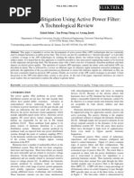 Paper 8: Harmonics Mitigation Using Active Power Filter: A Technological Review