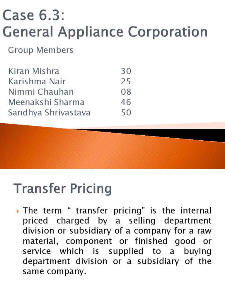 Analysis of Multiple Transfer Pricing Case Studies Within an Integrated