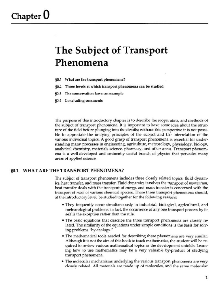 Transport Phenomena Bird Stewart Lightfoot | PDF