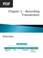 Chapter 3 - Recording Transactions