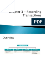 Chapter 3 - Recording Transactions