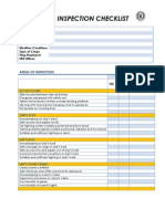 Plipdeco Haulier Inspection Checklist Sample Form