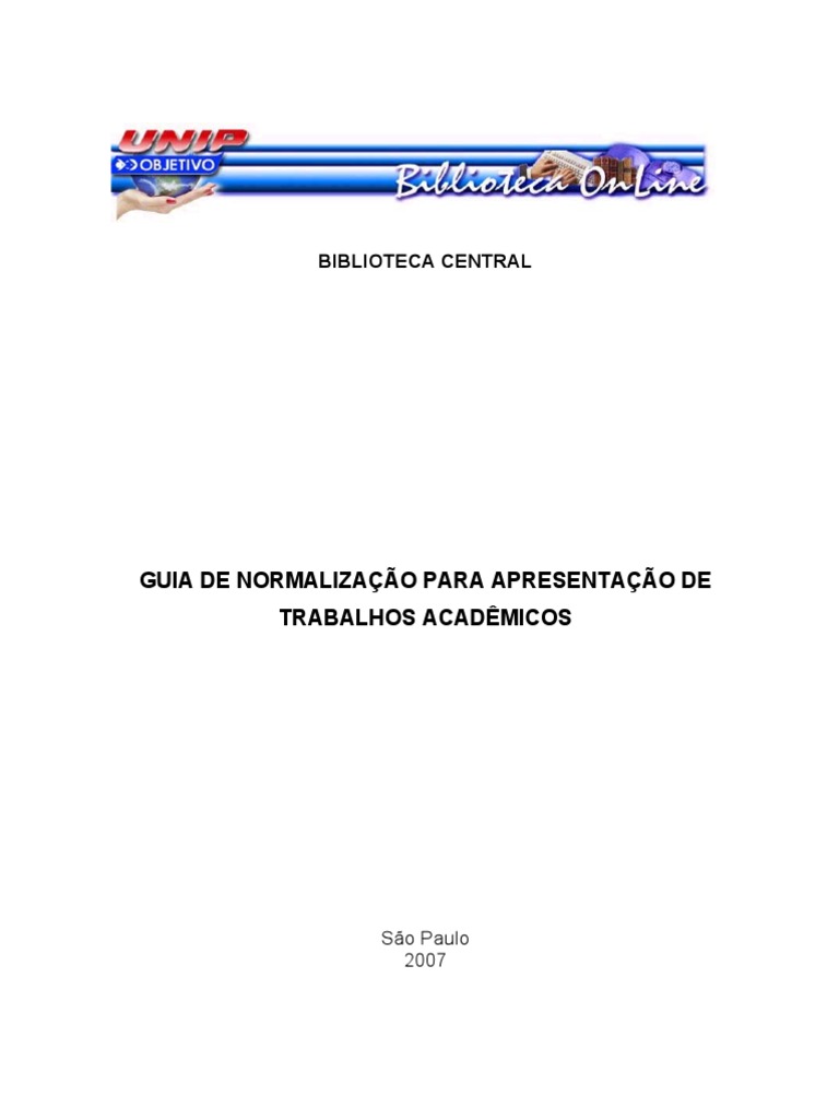 Guia ABNT para Trabalhos Acadêmicos | PDF