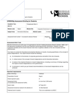 UWBS038g Assignment Brief 1 12.13 Block 3