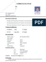 Curriculum-Vitae: Dhananjay Mishra