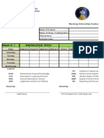 Nursing Internship Evaluation Form -Hail University