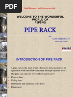 Pipe Rack Design and Calculation Guide | PDF | Chemical Engineering ...