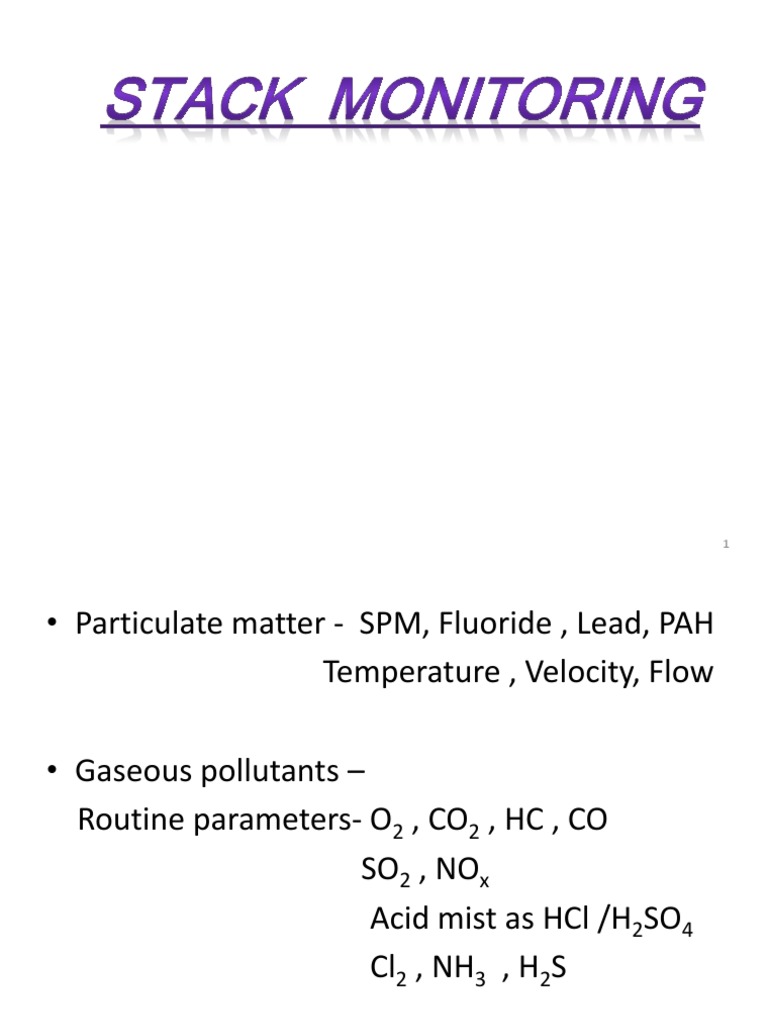 Stack Monitoring Procedures and Equipment | PDF | Pressure Measurement ...
