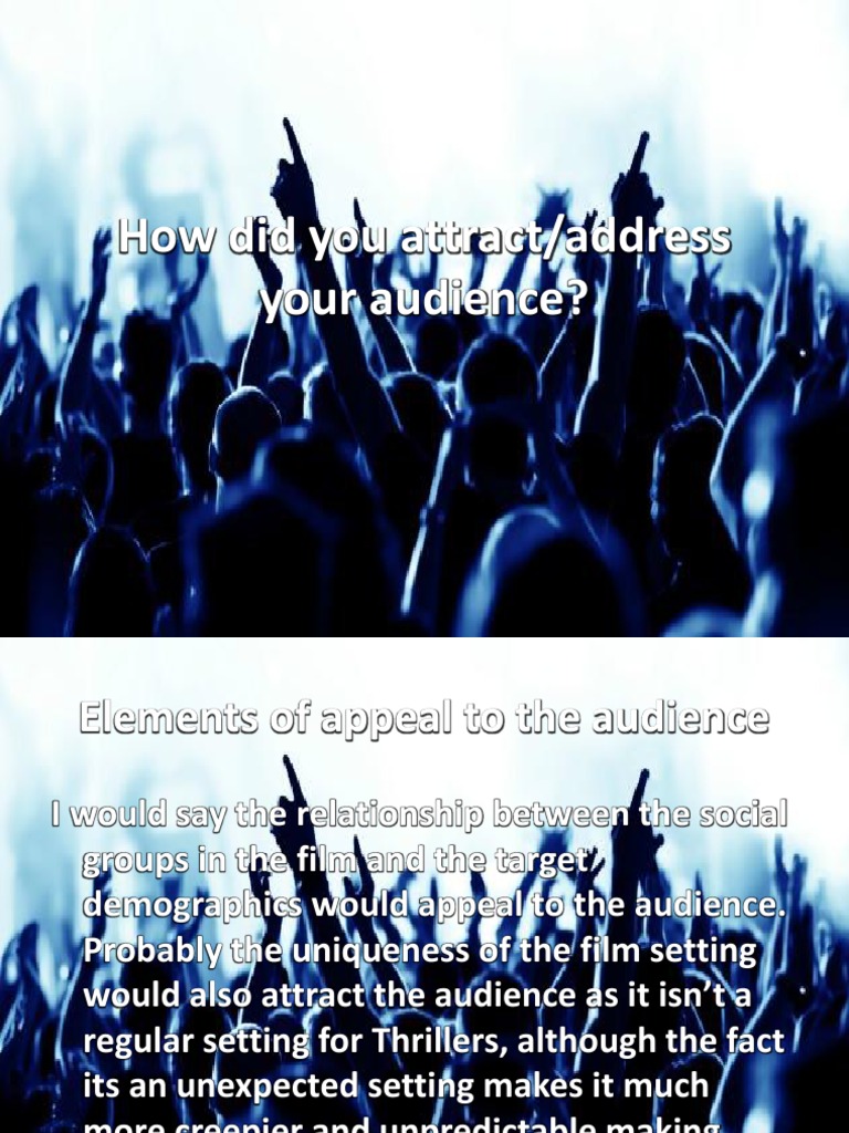 Attracting Audiences to a School Thriller | PDF