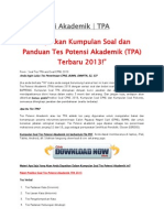 Download Tes Potensi Akademik by Guru  Kepala Sekolah SN138869208 doc pdf