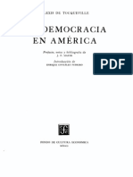 Lectura 77 TOCQUEVILLE, Alexis de, La democracia en América (1835 y 1840)