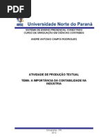 trabalho de contabilidade  5º semestre